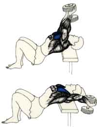 Exercices de musculations pour les Pectoraux Pull over (expansion thoracique)