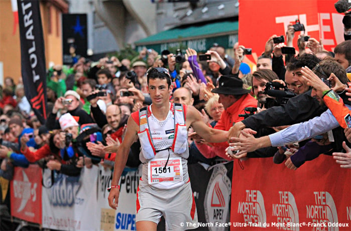 vainqueur de l'UTMB 2011 Kilian Jornet