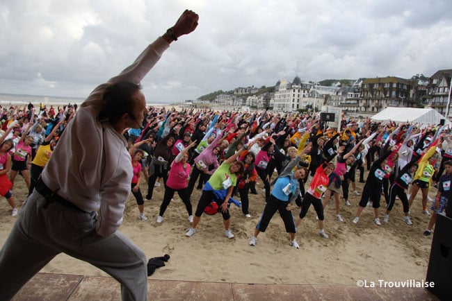 Séance d'entrainement avant course la Trouvillaise