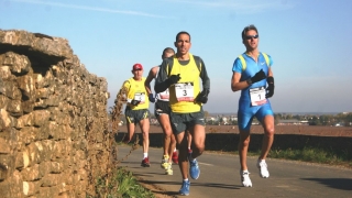 semi-marathon de Beaune 2010 Mohamed Serbouti et Philippe Rémond