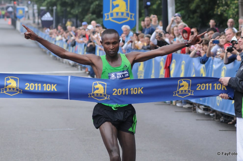 Geoffrey Mutai 10k Boston 2011