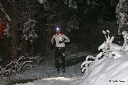 hibaut Baronian 1er 13 km Xtreme trail Blanc 2015 Photo Cyrille Donier