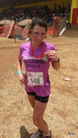 Claudia Cruchaudet Marathon Kilimanjaro 2015