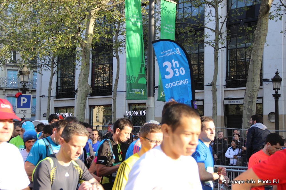 Marathon de Paris 2014 allure