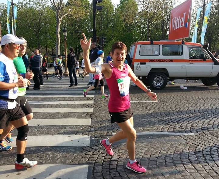 Maryse Le Gallo Marathon de Paris 2015