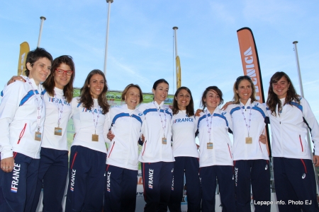 Championnats du monde de trail Annecy 2015 podium équipe femmes