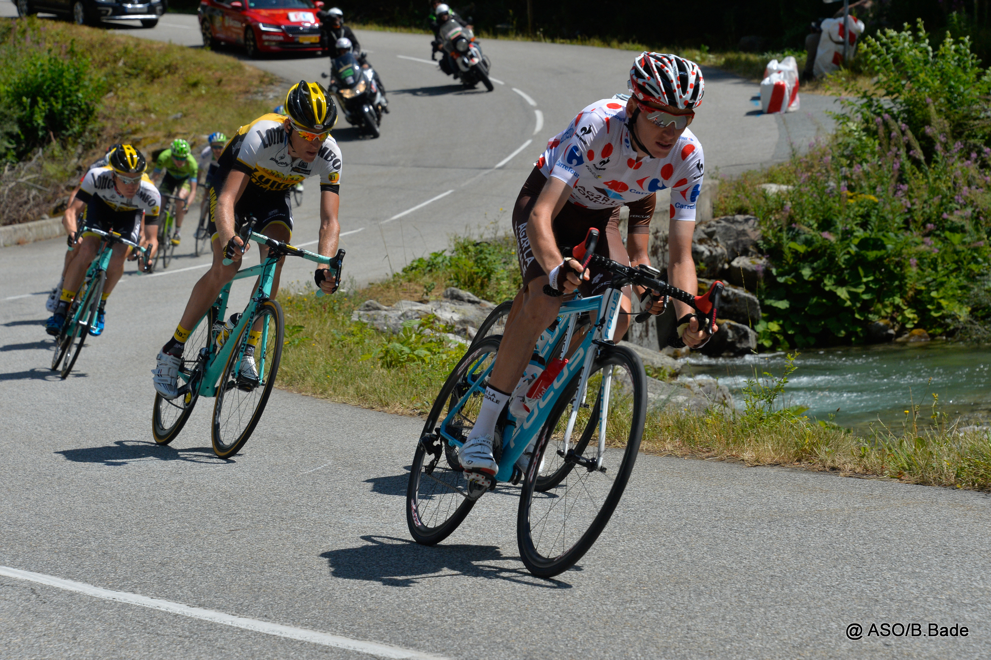 Tour de France 2015 - 25/07/2015 - 20eme Etape - Modane / l'Alpe d'Huez - 110,5km - Romain BARDET (ALM) Maillot a pois