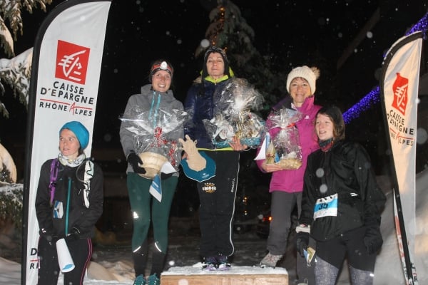 podium filles du 14km Trail de l'inuit 2018