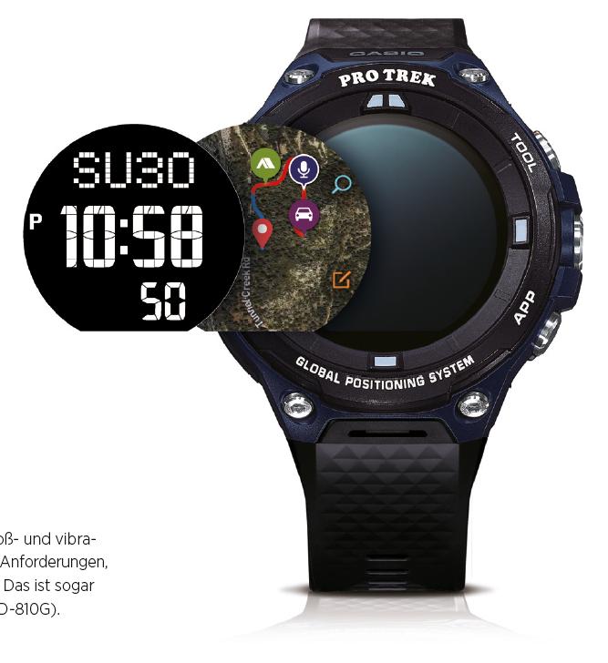 Casio Pro Trek Smart, une montre GPS avec des cartes en couleurs