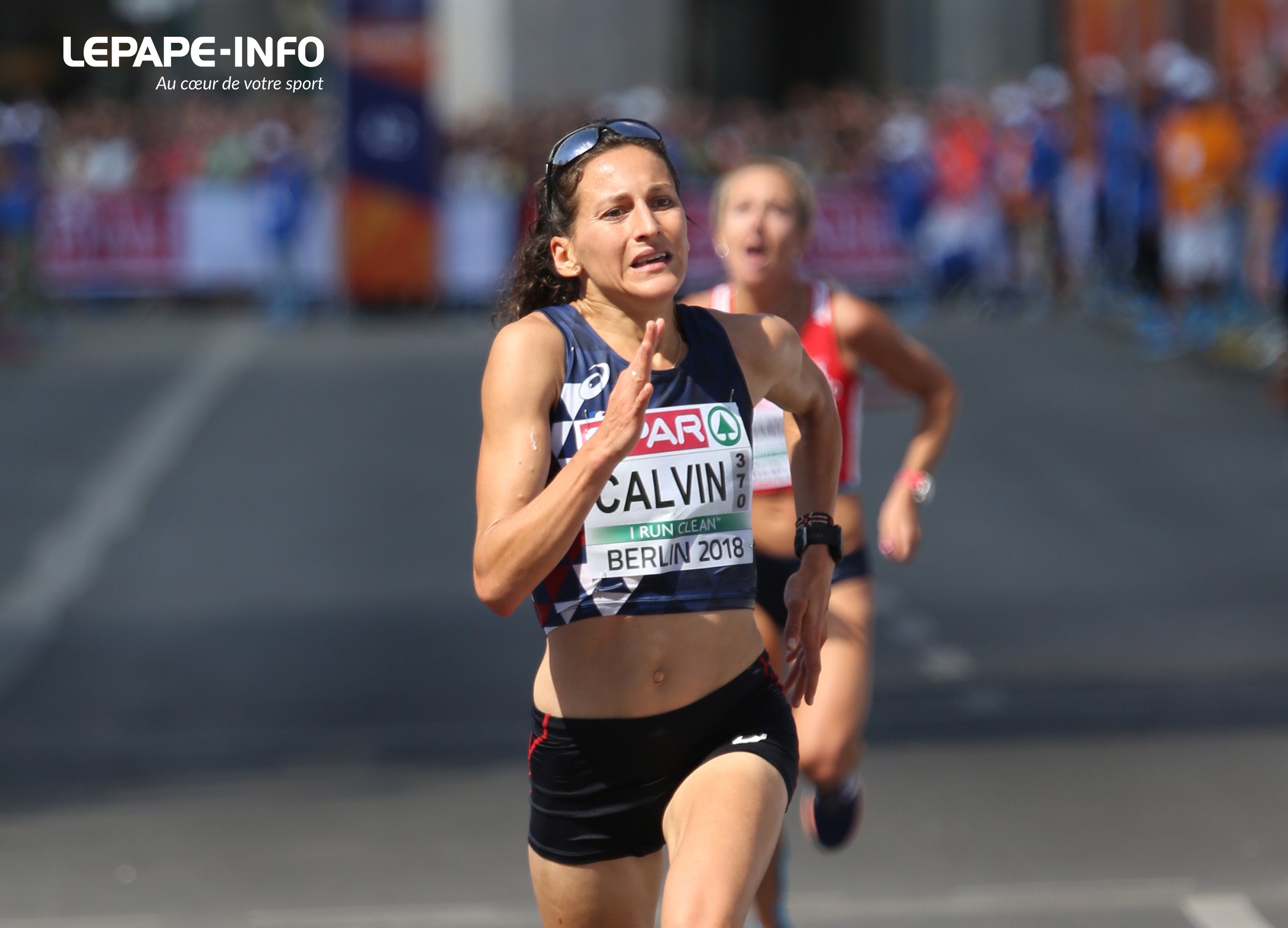 En août dernier Clémence Calvin a terminé 2e des Championnats d'Europe de Berlin (crédit photo Romain Donneux).