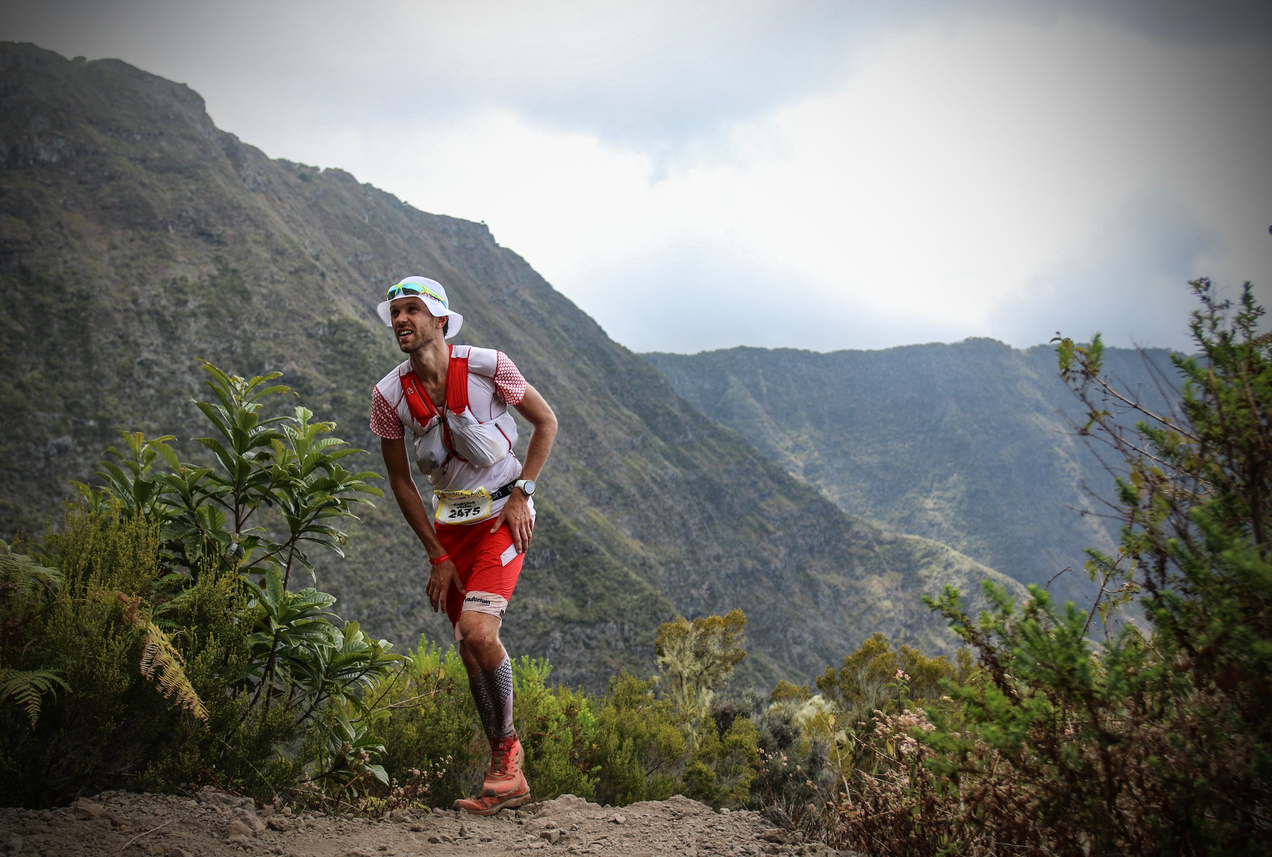 François d'Haene lors du Grand Raid de la Réunion (crédit photo Philippe Reiter).