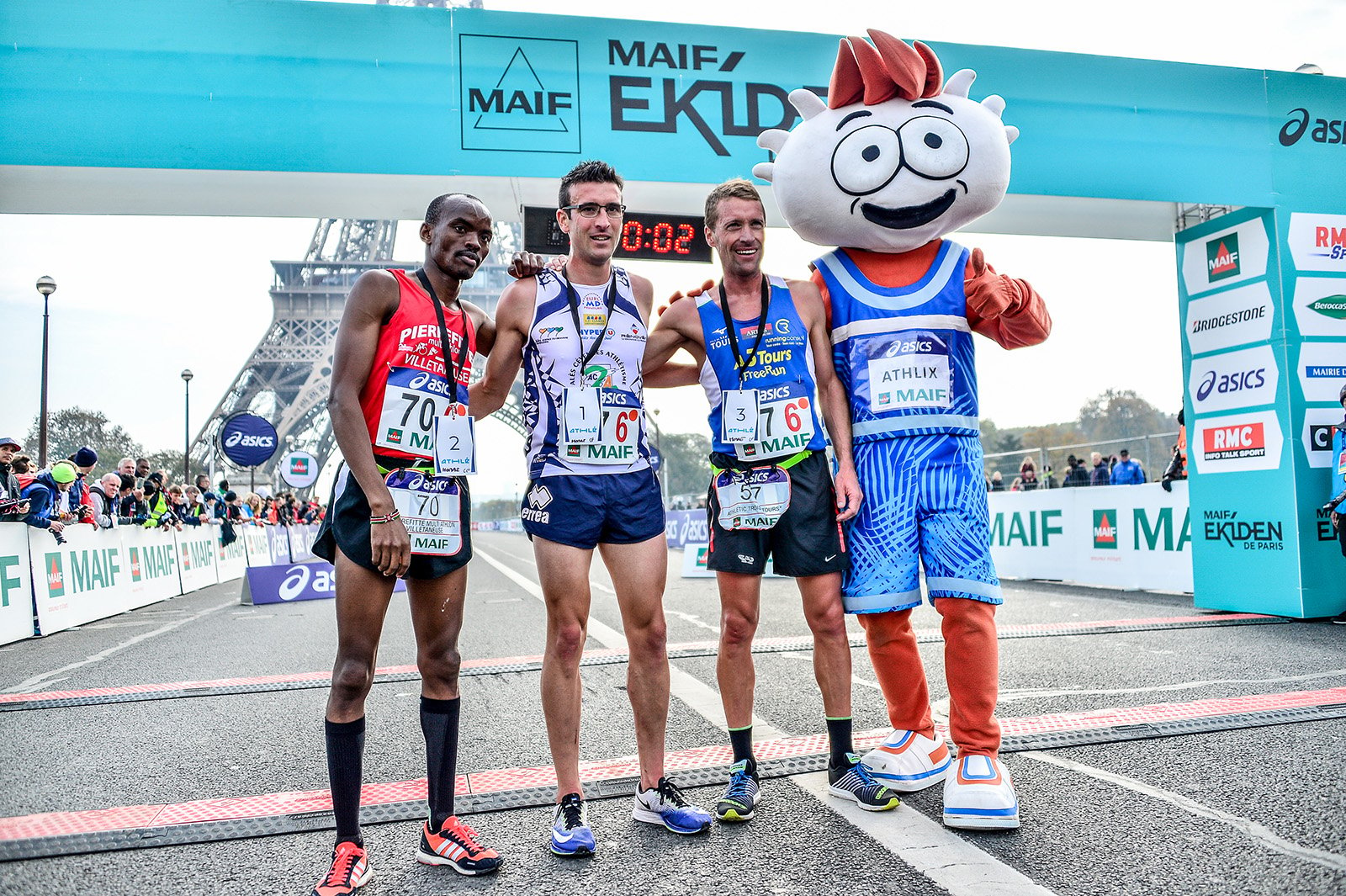 Romain Courcières et son équipe d'Alès Cévennes ont remporté les Championnats de France d'Ekiden (crédit photo Photorunning).