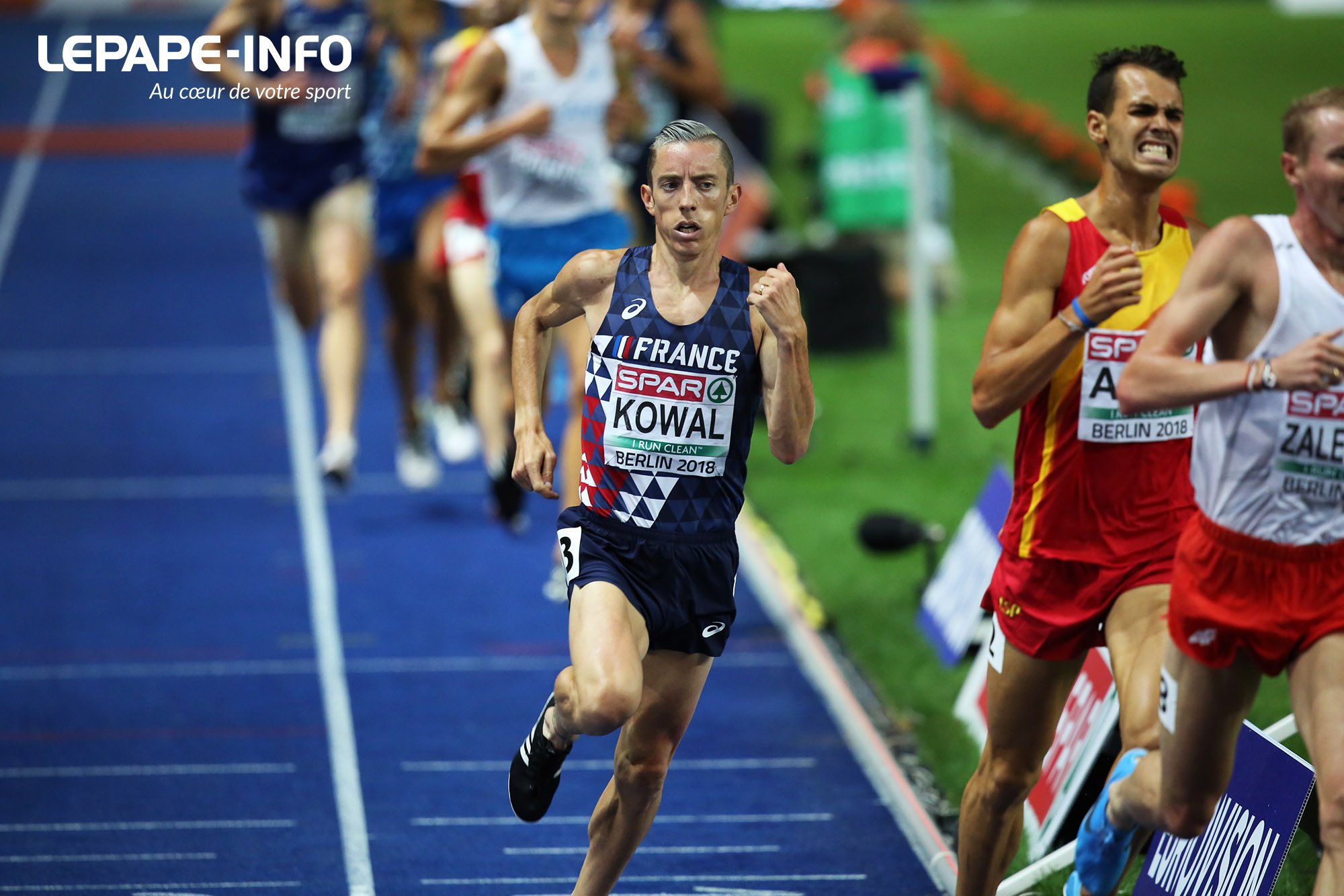 Yoann Kowal a terminé 4e des derniers Championnats d'Europe sur 3 000 m steeple (crédit photo Romain Donneux).