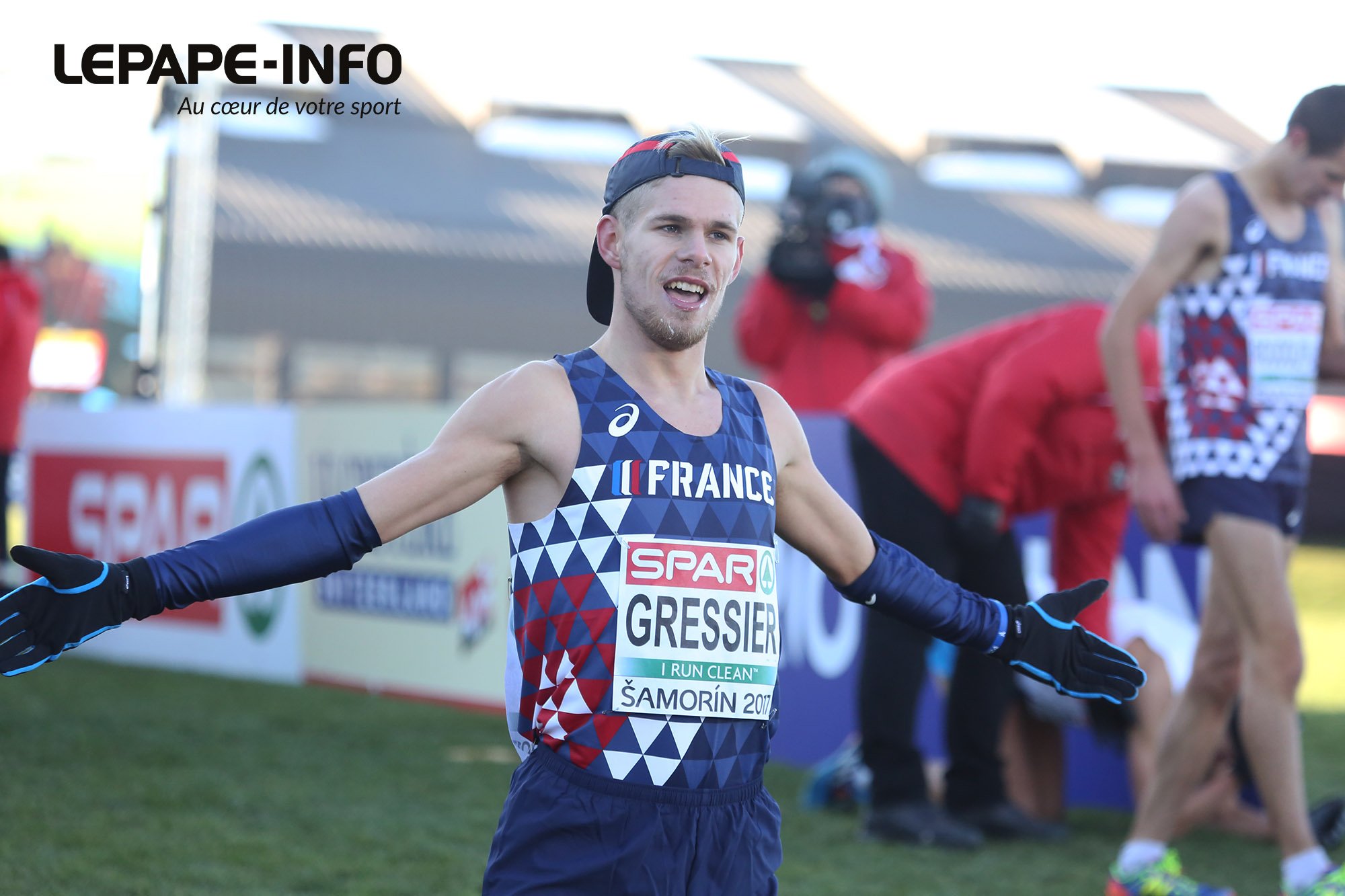 Tenant du titre, Jimmy Gressier partira ce dimanche à l'assaut d'une nouvelle médaille d'or aux Europe de cross (crédit photo Romain Donneux).