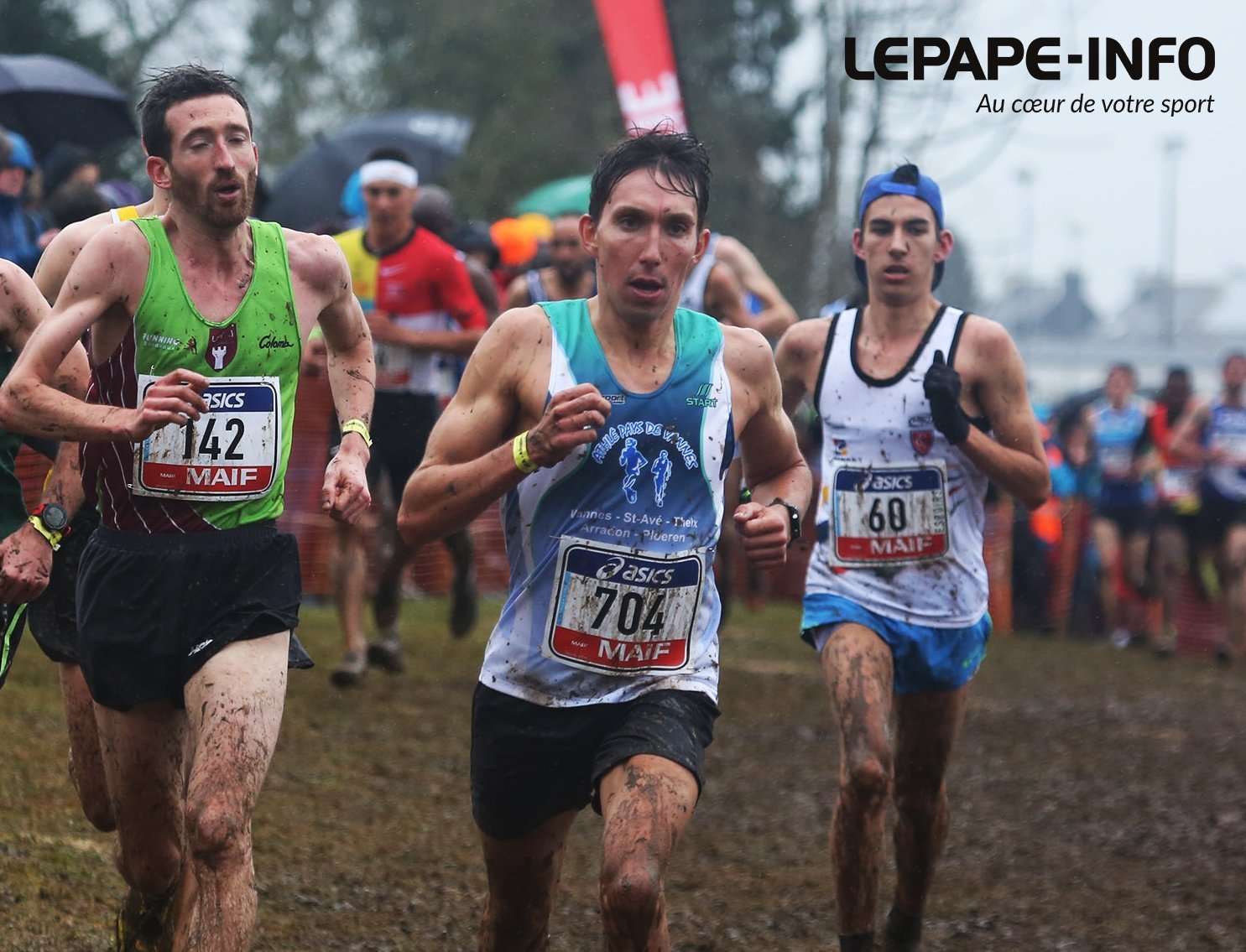 Pierre Le Corre lors des France de cross 2018 (crédit photo Romain Donneux).