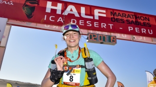 Gaëlle Decorce a remporté le Half Marathon des Sables Pérou