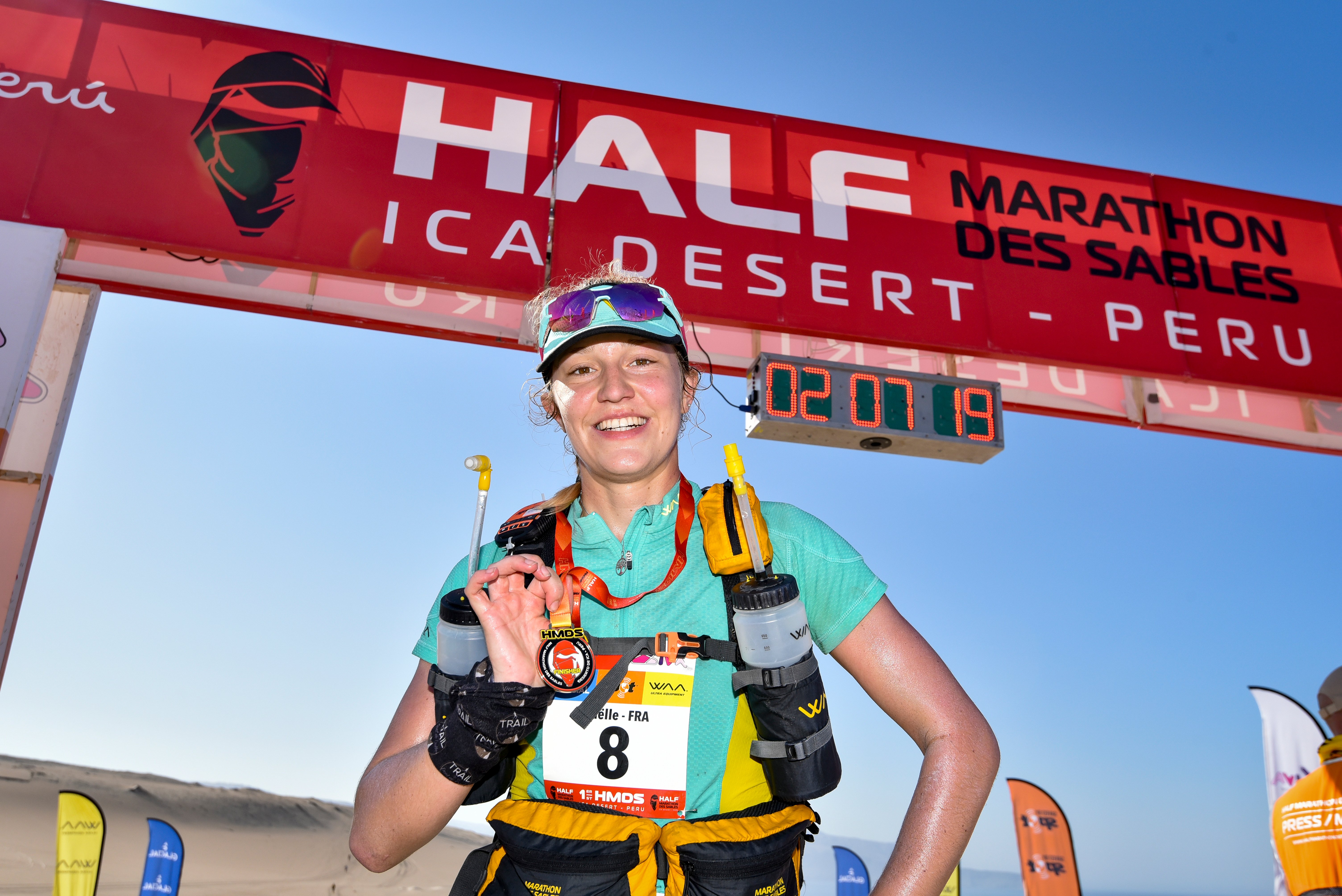 Gaëlle Decorce a remporté le Half Marathon des Sables Pérou